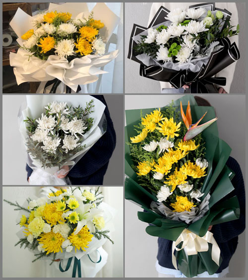 福建泉州安溪县西坪镇盖竹村白事花束代送